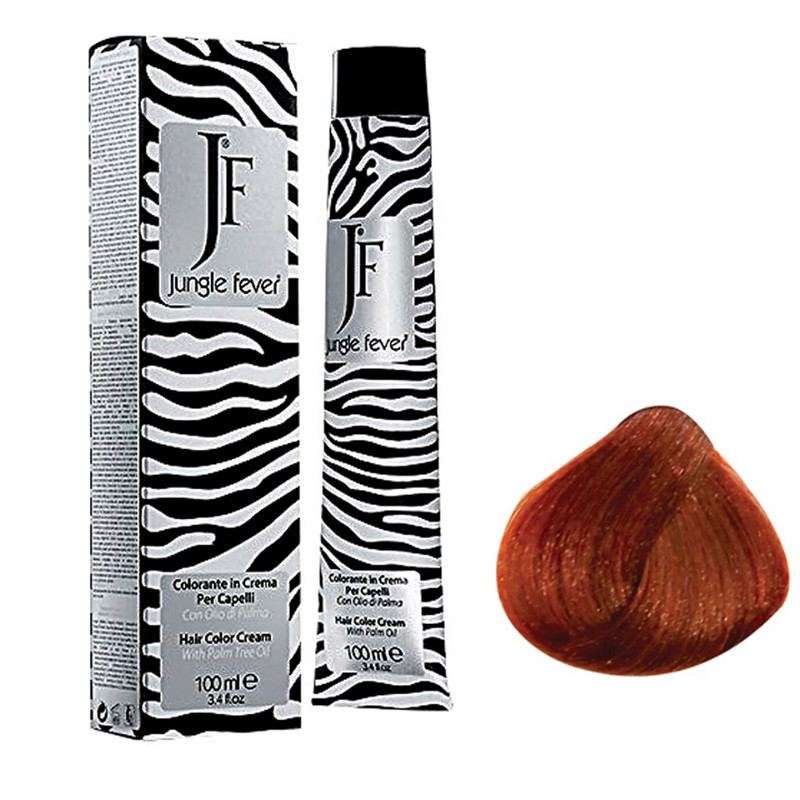 رنگ مو جی اف  شماره 7.43 حجم 100 میلی لیتر رنگ بلوند مسی طلایی