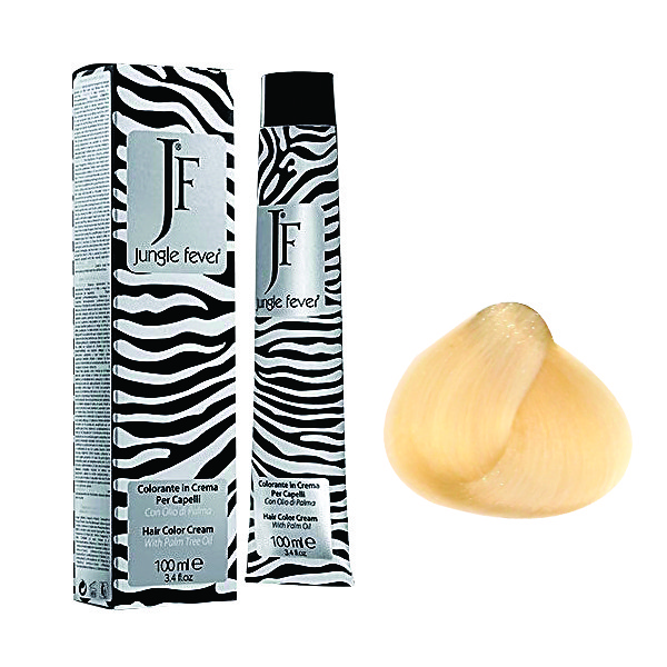 رنگ مو جی اف شماره 10.03 حجم 100 میلی لیتر رنگ بلوند ابریشمی طبیعی پلاتینه