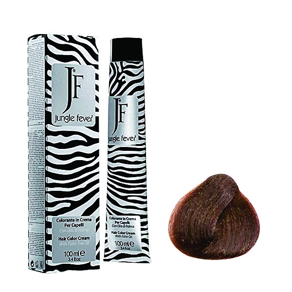 رنگ مو جی اف شماره 4.2 حجم 100 میلی لیتر رنگ قهوه ای بادمجانی