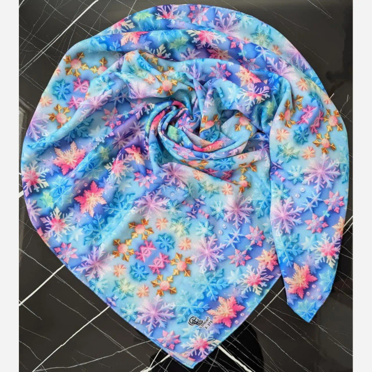 روسری نخ کاستوم طرح بارلین