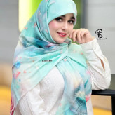 روسری نخی طرح برکه سایز 140 زنانه شال طرح دار زیبا