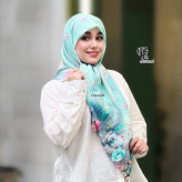 روسری نخی طرح برکه سایز 140 زنانه شال طرح دار زیبا