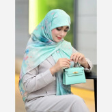 روسری نخی طرح برکه سایز 140 زنانه شال طرح دار زیبا