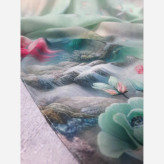 روسری نخی طرح برکه سایز 140 زنانه شال طرح دار زیبا