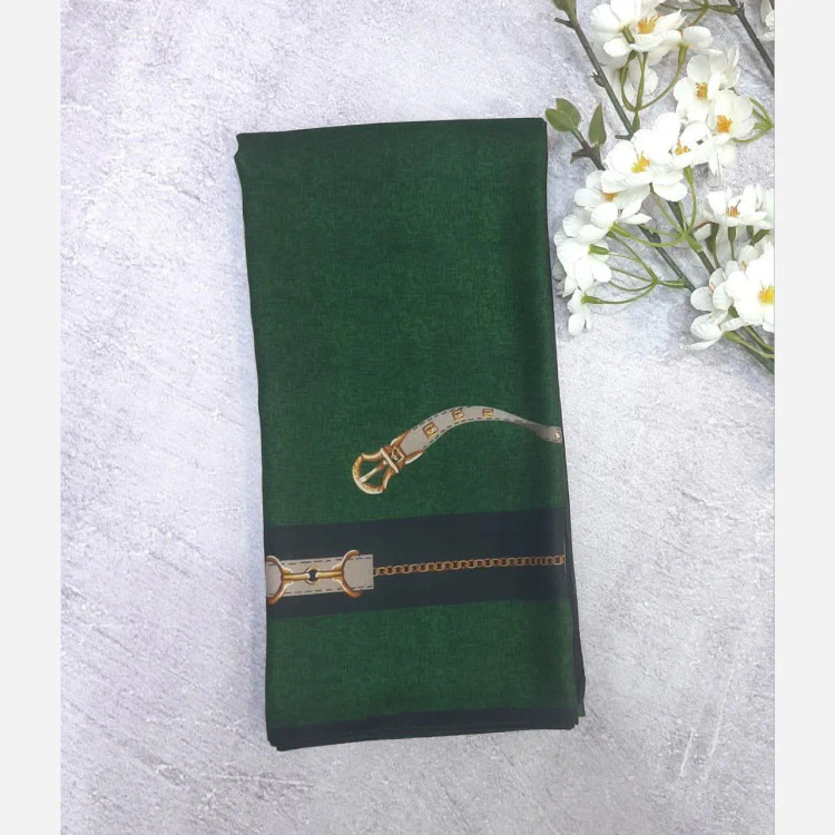 روسری طرح دیانا طوسی قواره بزرگ نخ کاستوم سیتو چرخ دوز زنانه شیک