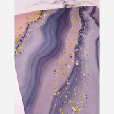 شال و روسری طرح رزین صورتی یاسی و طوسی زنانه نخ کاستوم سیتو چرخ دوز