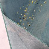 شال و روسری طرح رزین صورتی یاسی و طوسی زنانه نخ کاستوم سیتو چرخ دوز