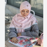 شال و روسری طرح تبسم نخ کاستوم سیتو قواره بزرگ 140 سانتیمتر گلدار شیک