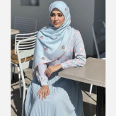 شال و روسری طرح تبسم نخ کاستوم سیتو قواره بزرگ 140 سانتیمتر گلدار شیک