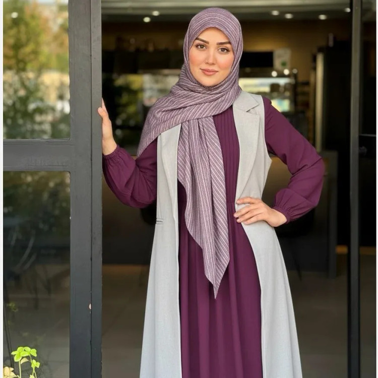 شال و روسری طرح دیپلمات ریز نخ کاستوم سایز 140 زنانه شیک