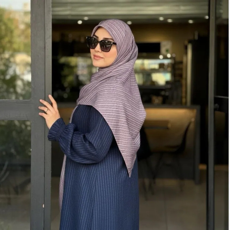 شال و روسری طرح دیپلمات ریز نخ کاستوم سایز 140 زنانه شیک