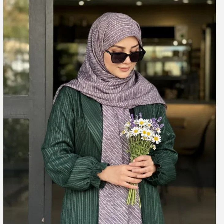 شال و روسری طرح دیپلمات ریز نخ کاستوم سایز 140 زنانه شیک