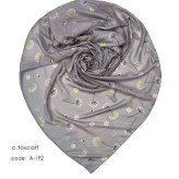 شال و روسری طرح قاصدک نخ کاستوم سیتو قواره بزرگ 140 سانتیمتر