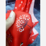 شال و روسری طرح قاصدک نخ کاستوم سیتو قواره بزرگ 140 سانتیمتر