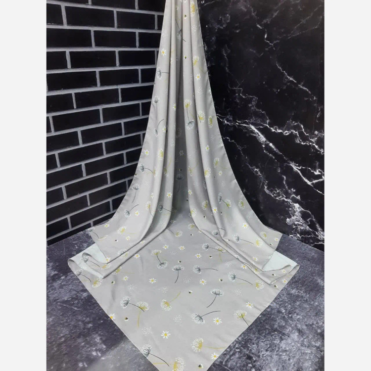 شال و روسری طرح قاصدک نخ کاستوم سیتو قواره بزرگ 140 سانتیمتر