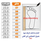 کفش چرم مردانه مدل فراز رنگ مشکی