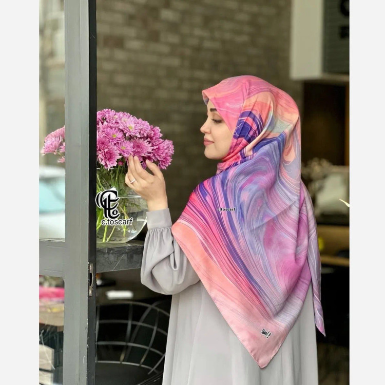 روسری طرح آلما سایز 140 رنگی زنانه
