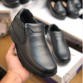 کفش مردانه تمام چرم طبیعی کد 1155 - طبی و راحت - مشکی