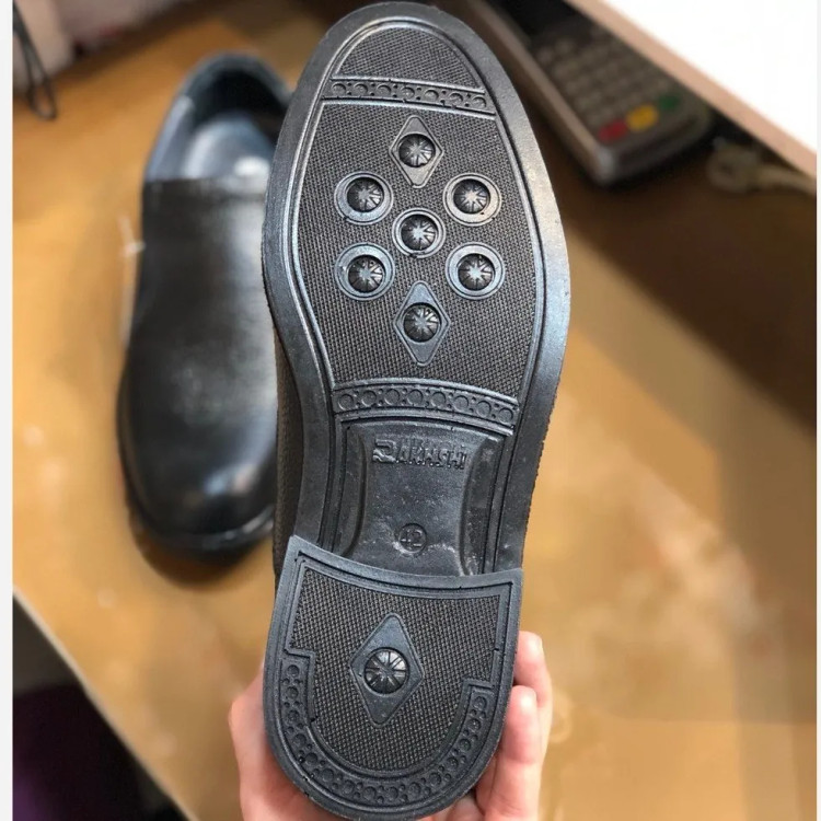 کفش چرم طبیعی مردانه مدل بی بند کلاسیک طبی و راحت کد 123