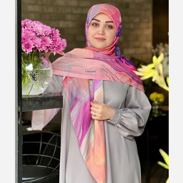 روسری طرح آلما سایز 140 رنگی زنانه