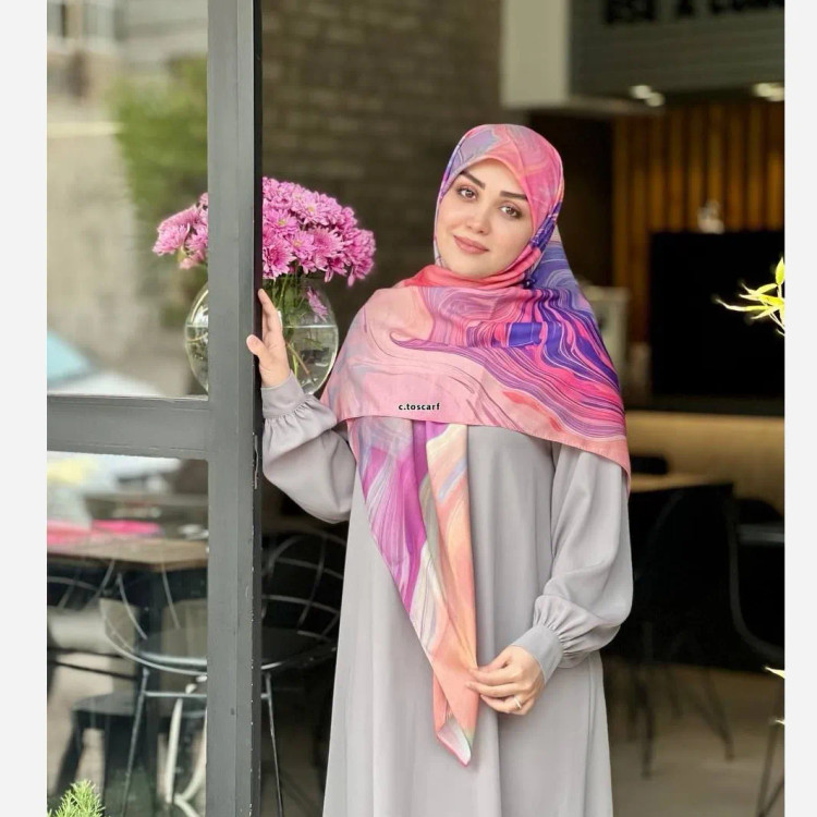 روسری طرح آلما سایز 140 رنگی زنانه