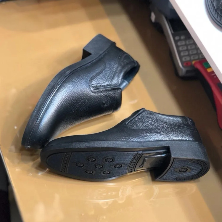 کفش چرم طبیعی مردانه مدل بی بند کلاسیک طبی و راحت کد 123