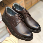 کفش چرم مردانه مدل مارشال سوخته