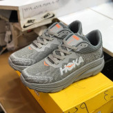 کفش هوکا مردانه زیره الترا رنگ طوسی