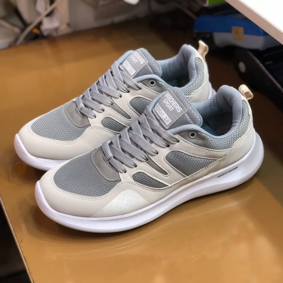 کفش اسکیچزز کونتوم مردانه رنگ طوسی