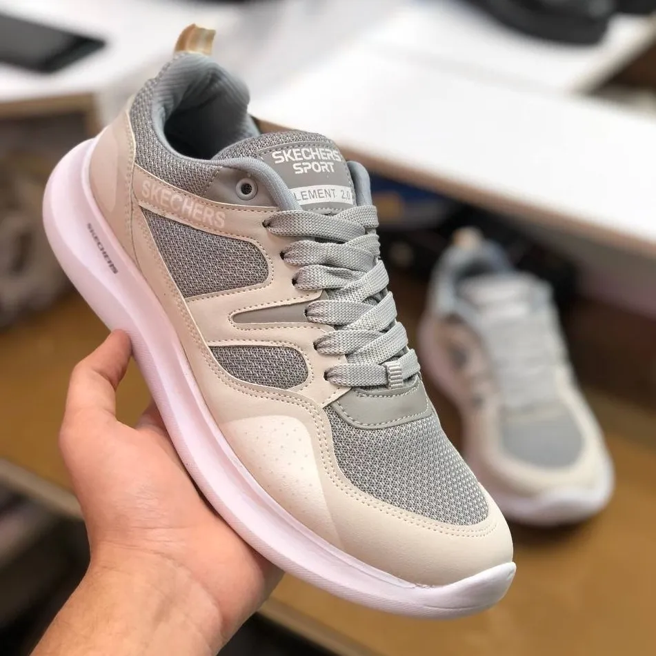 کفش اسکیچزز کونتوم مردانه رنگ طوسی