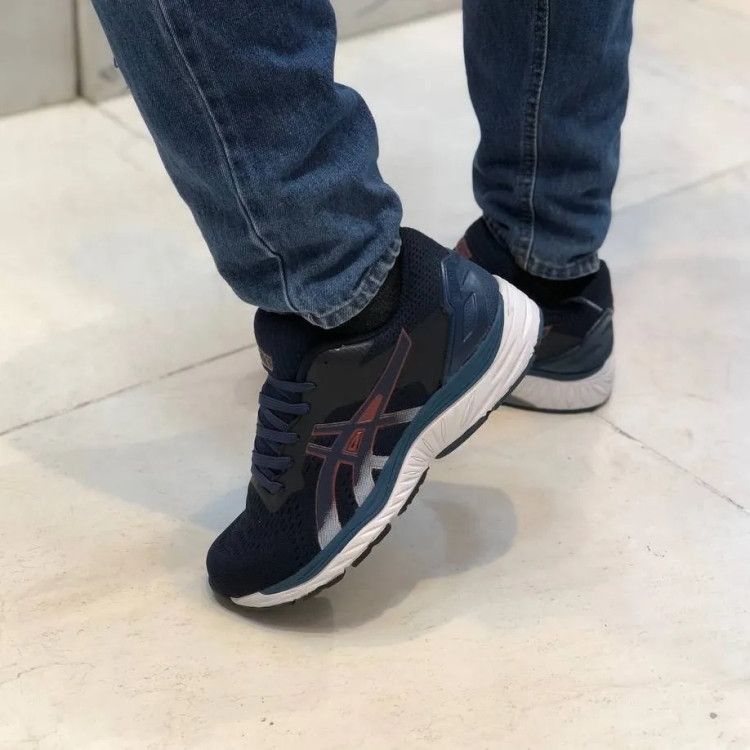 کفش اسیکس Gel مردانه رنگ سورمه ای