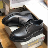 کفش چرم طبیعی مردانه لژدار 4 سانت طبی راحت و شیک