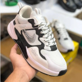 کتونی اسپرت مردانه سفید مشکی، کفش پیاده روی و روزمره، سایز 41 تا 44