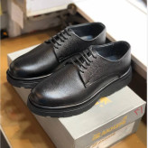 کفش چرم طبیعی مردانه لژدار 4 سانت طبی راحت و شیک