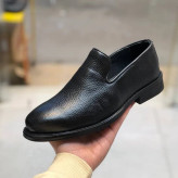 کفش چرم مجلسی مردانه طرح کالج رنگ مشکی