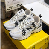 کفش نیو بالانس 530 سفید مشکی زنانه مردانه ورزشی پیاده روی باشگاه