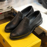 کفش چرم مجلسی مردانه طرح کالج رنگ مشکی