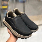 کفش مردانه صبا مدل بیبند چرم طبیعی زیره پیو طبی سبک شیک روزمره