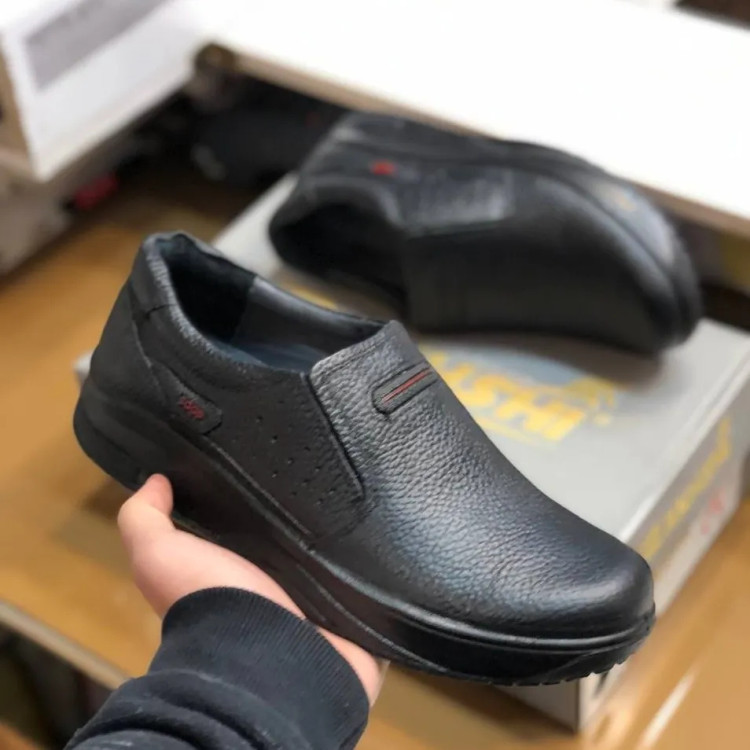 کفش چرم طبیعی طبی زنانه و مردانه راحت و ضد کمر درد