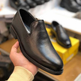 کفش چرم مجلسی مردانه طرح کالج رنگ مشکی