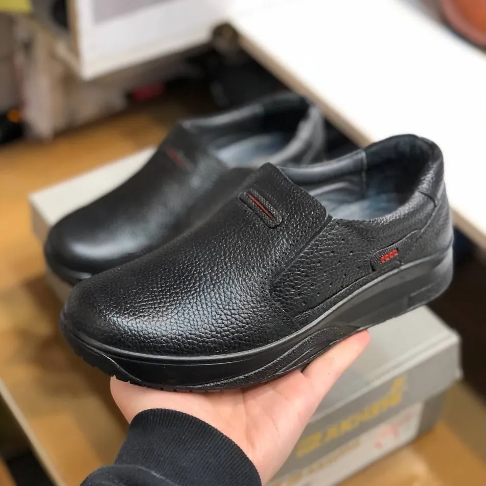 کفش چرم طبیعی طبی زنانه و مردانه راحت و ضد کمر درد