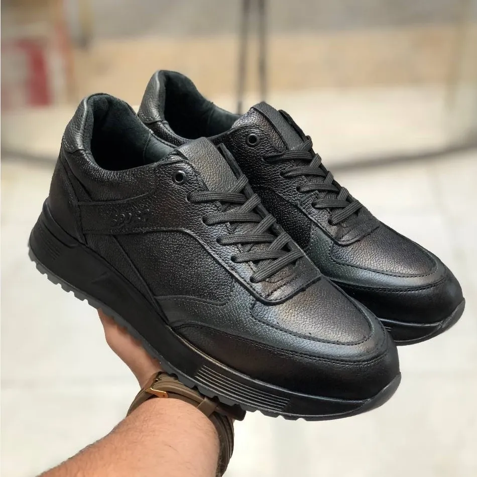 کفش مردانه چرم طبیعی مدل کلاسیک راحت و بادوام روزمره و اداری