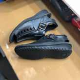 صندل مردانه چرم مدل یاقوت مشکی(498)