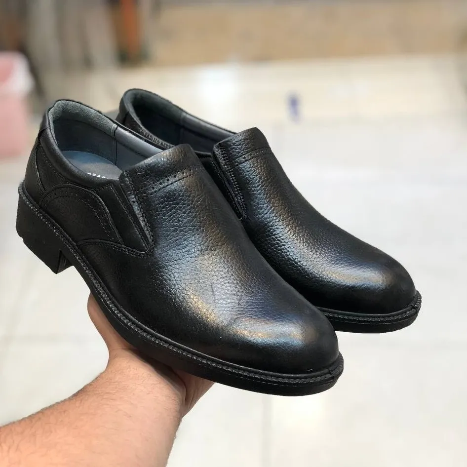 کفش مردانه چرم طبیعی شیک و راحتی روزمره اداری رسمی