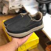 کفش مردانه صبا مدل بیبند چرم طبیعی زیره پیو طبی سبک شیک روزمره