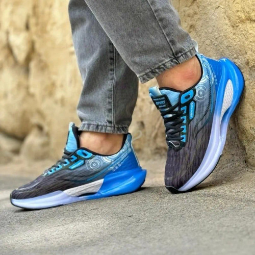 کفش ورزشی مردانه مدل راحتی و تنفسی زیره پیو شیشه ای