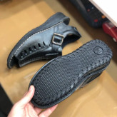 صندل مردانه چرم مدل یاقوت مشکی(498)