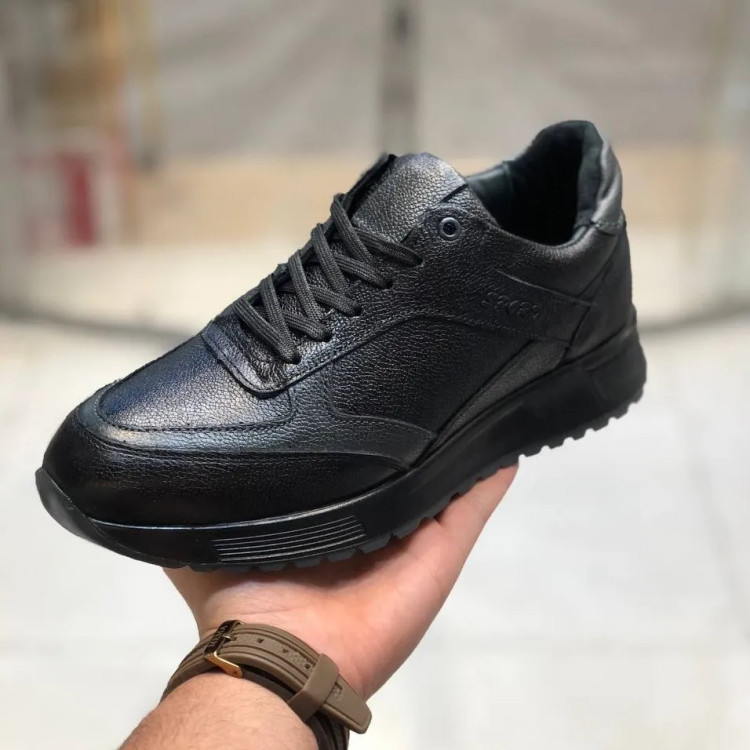 کفش مردانه چرم طبیعی مدل کلاسیک راحت و بادوام روزمره و اداری