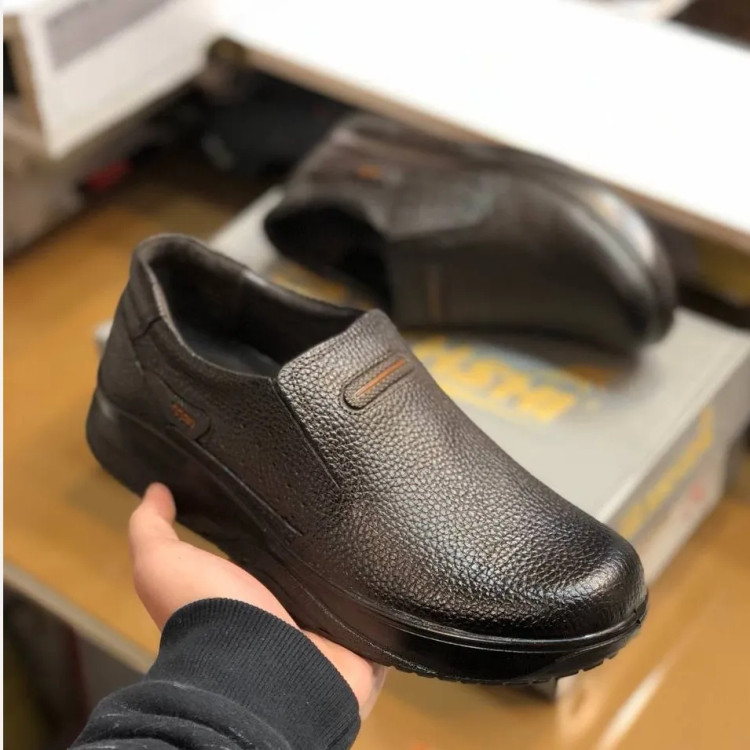 کفش چرم طبیعی مردانه طبی و راحت با ضمانت 6 ماهه