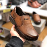 کفش چرم طبیعی مردانه طبی و راحت کد 12345